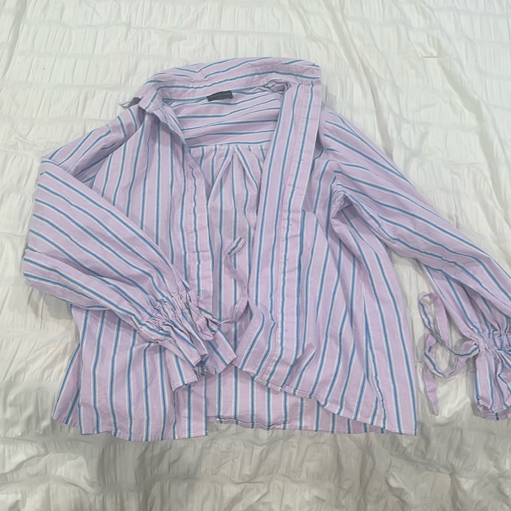 White Fox Oversized Button Down - image 2